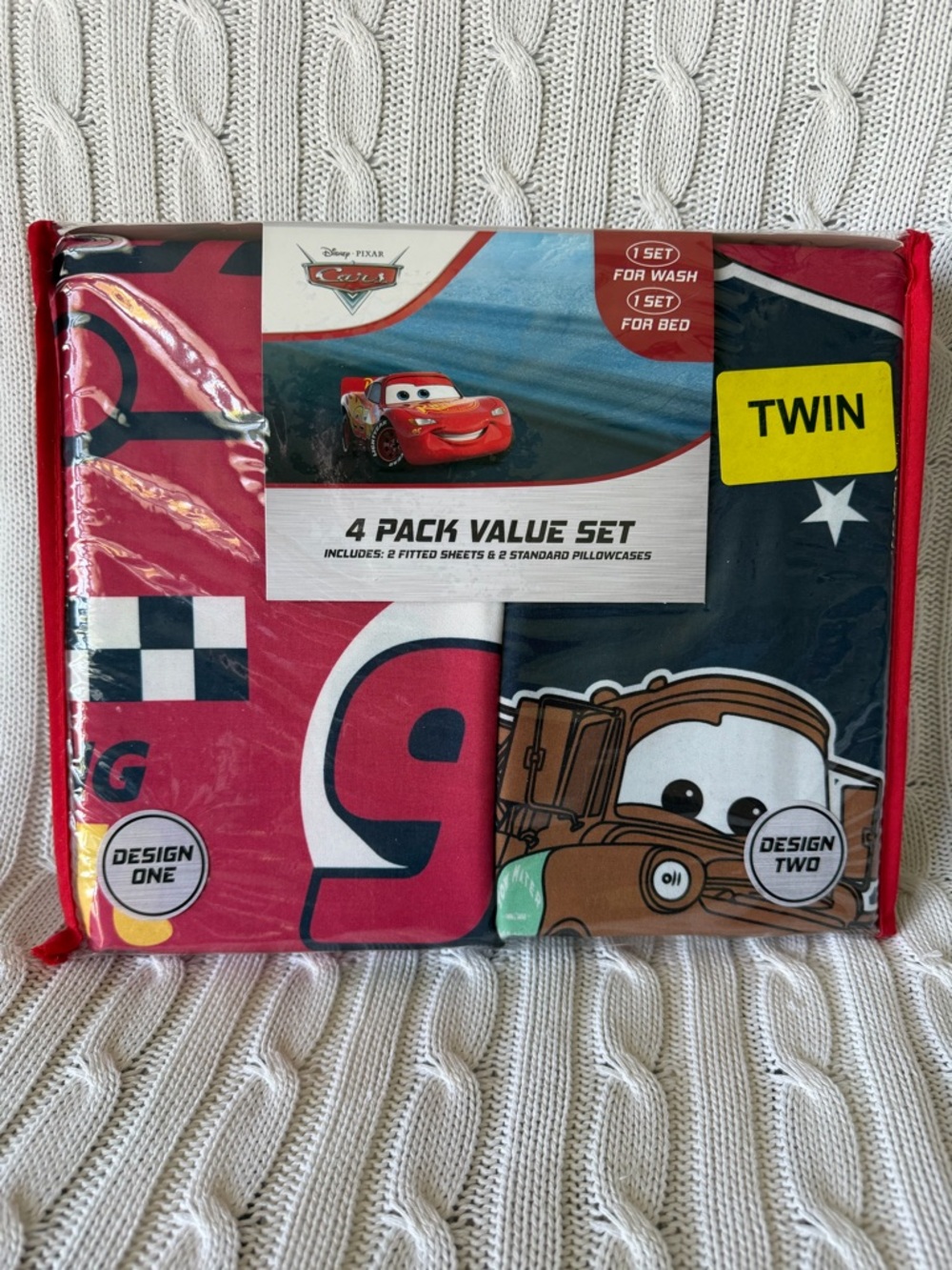 Disney Pixar Cars Sheets Twin Bundle NEW Tow Mater Race Ready Bedding Boy Mom